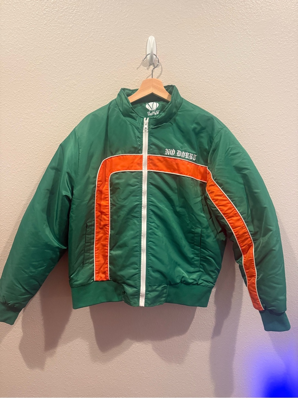 Rare*sold out- No Doubt 2026 Vegas-Green & Orange Bomber Size SM Jacket w Accent
